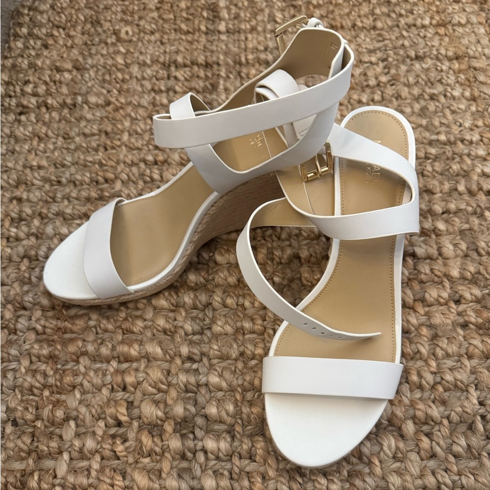 Michael Kors White Sandals